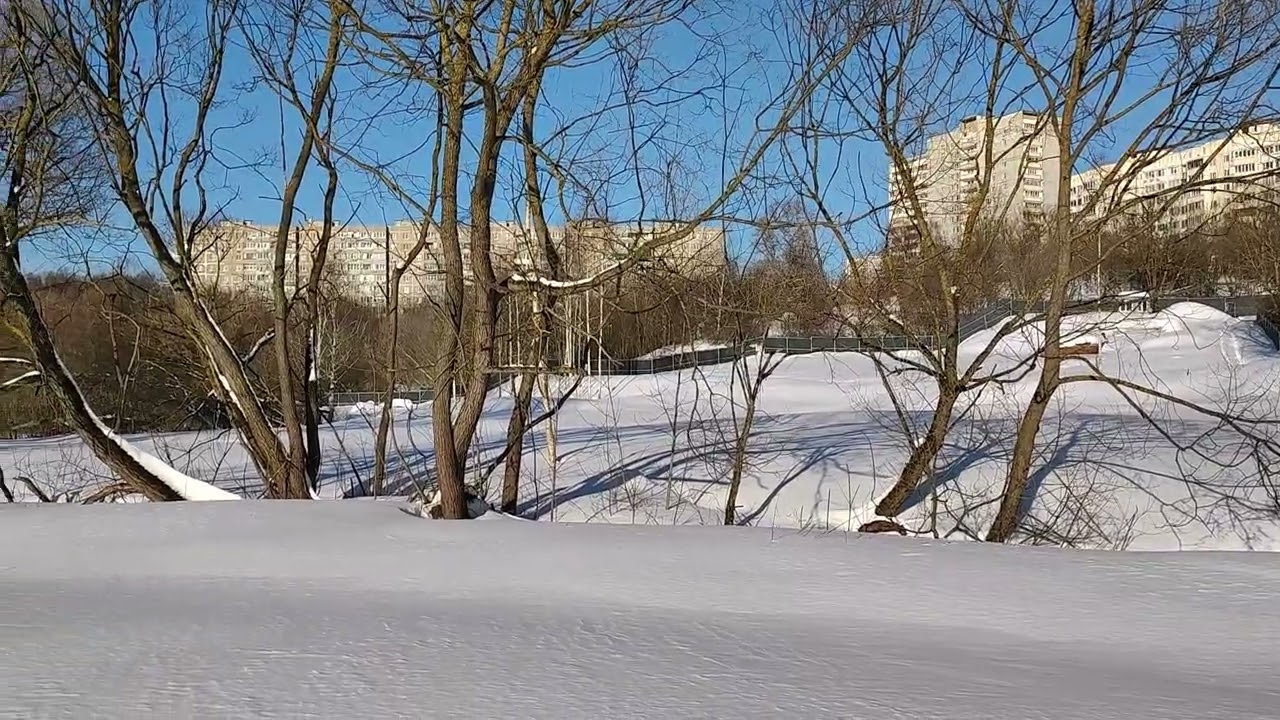Болото в снегу 