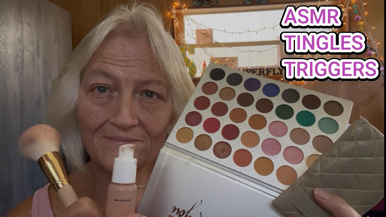 ASMR/Удивительные покалывания/Наношу макияж💄