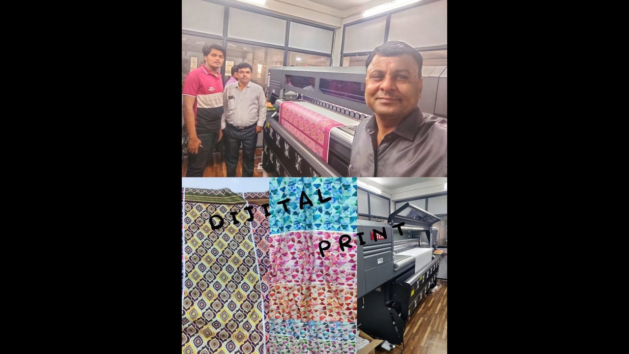 Digital Printing Process Step By Step Exp. || Shree Chamunda Fab || Indraj Sharma