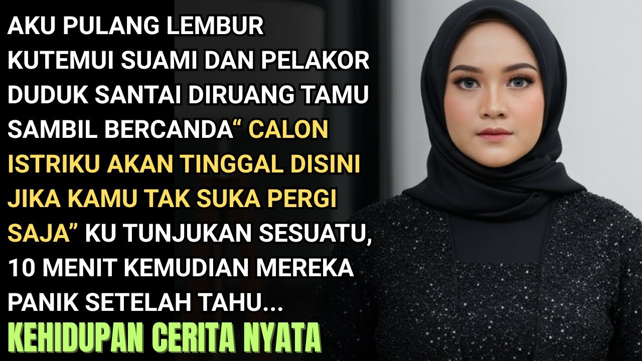 SAAT PULANG LEMBUR SUAMI BERANI BAWA GUNDIK KERUMAH - 10 MENIT KEMUDIAN KUBUAT BERSUJUD MOHON AMPUN