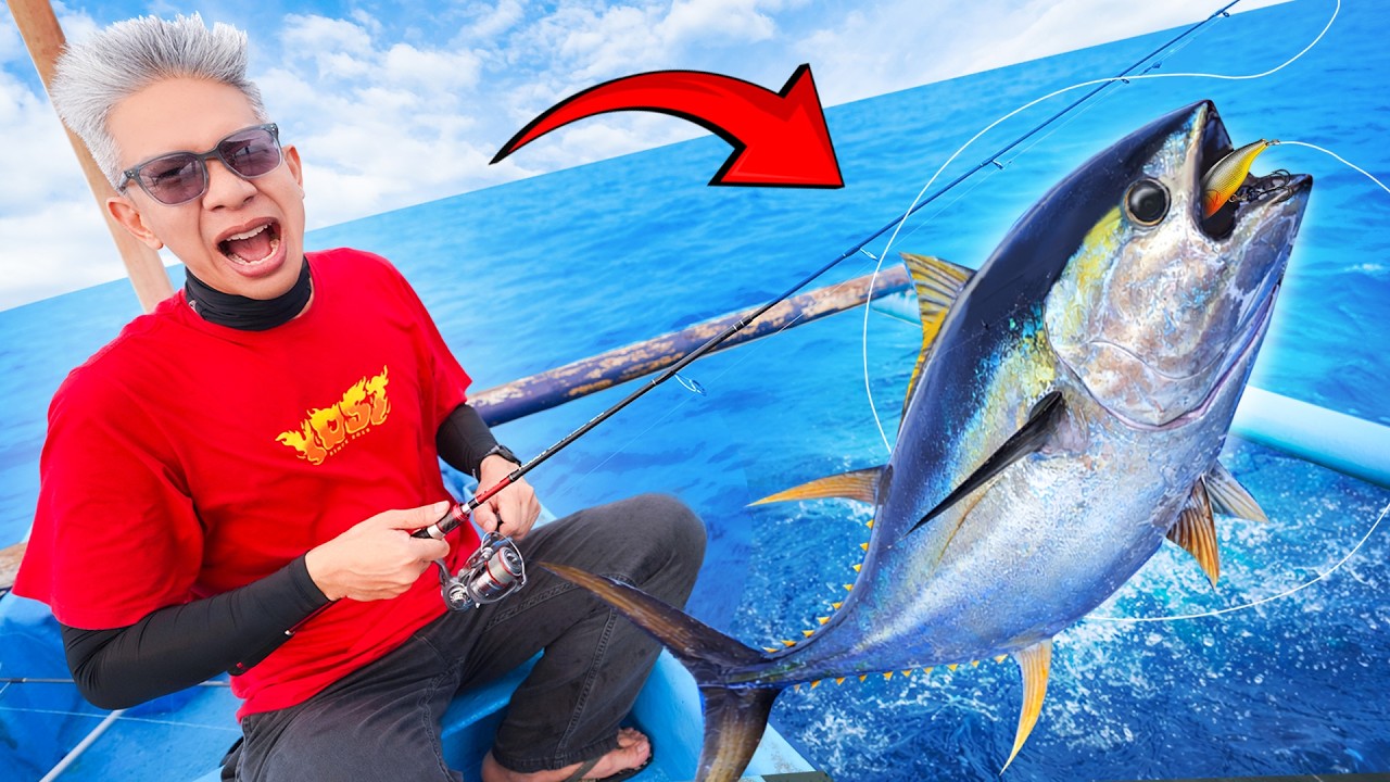 NGABUBURIT MANCING DI TENGAH LAUT!!