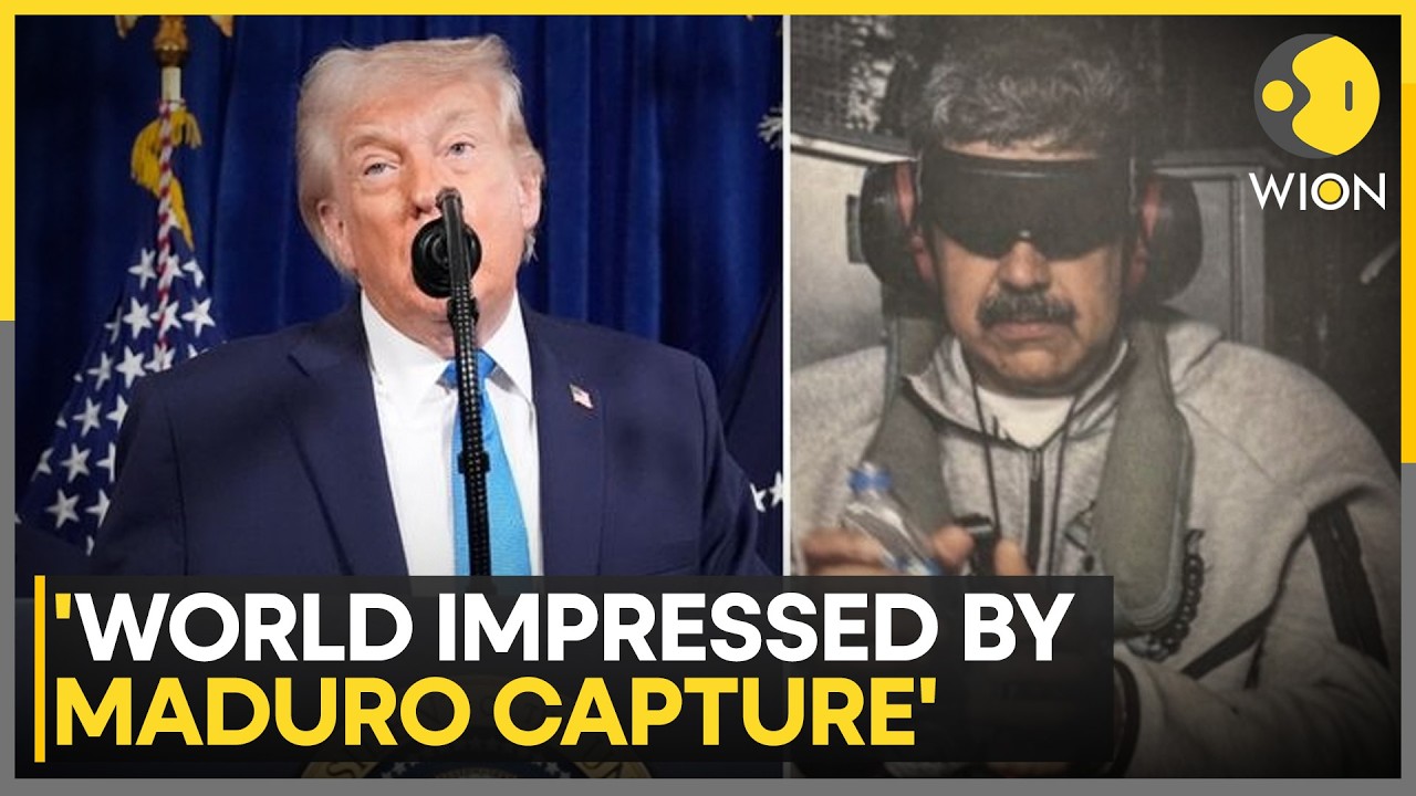 U.S. Captures Maduro: Trump Claims World Impressed by Maduro Capture | WION