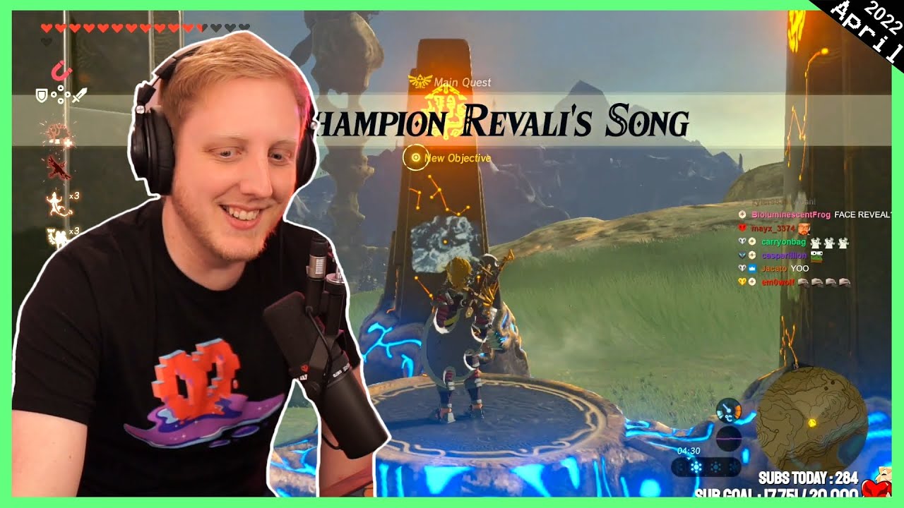 Zelda BOTW Stream #11 - Doin side quests & DLC! - Philza VOD - Streamed on April 27 2022