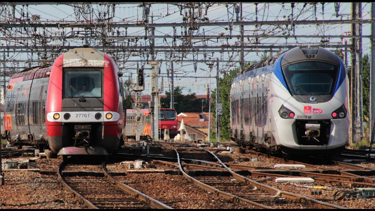 Trains en Gare de Toulouse Matabiau - Toulouse Station & Trains