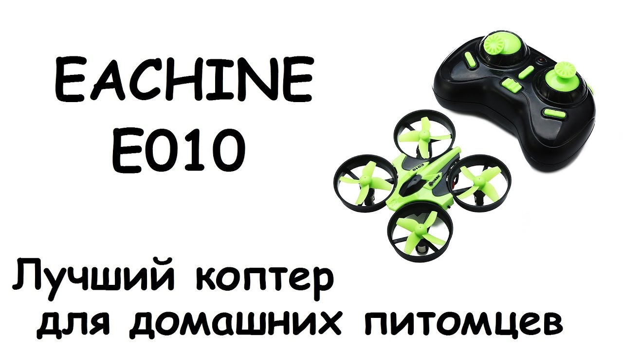 Eachine E010 - Лучший коптер для домашних питомцев! Тест Сибу-ину