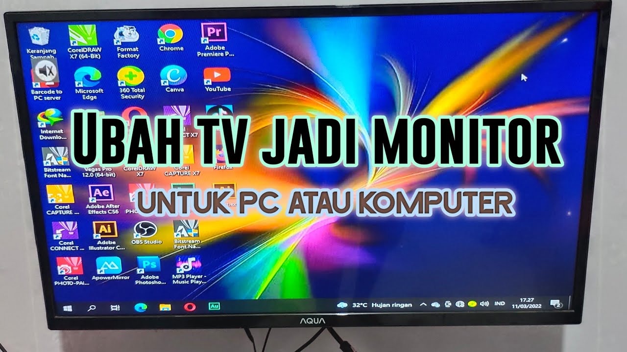 Ubah tv jadi monitor