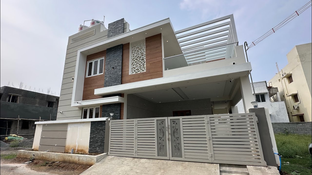 5.5 செண்ட்ல Luxury 4BHK Furnished வீடு | 8056777959 | House for sale in Coimbatore, Vadavalli 
