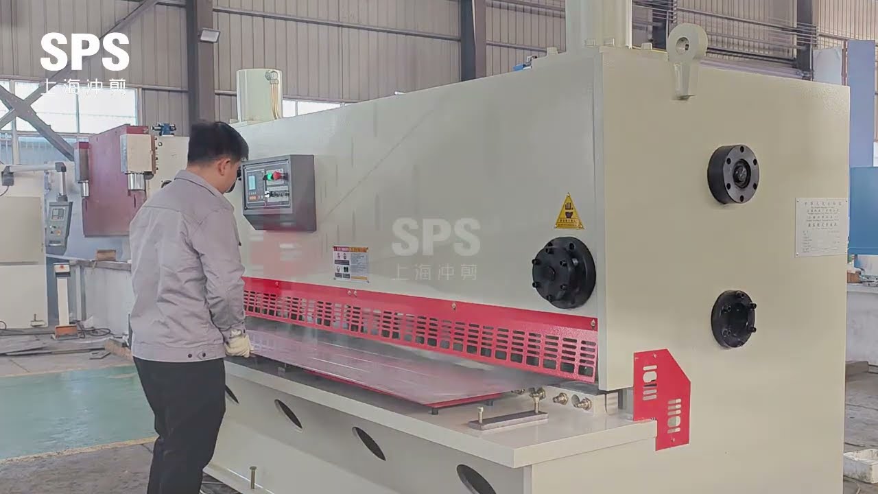 SPS brand QC11K 10x3200mm Hydraulic Guillotine Shearing Machine