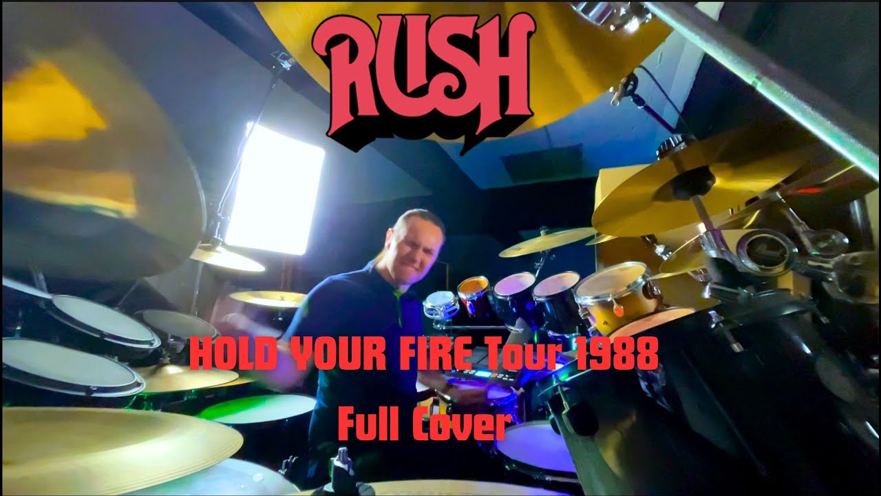 Rush - Hold Your Fire Tour 1988 Drum Cover | Full Concert in One Take