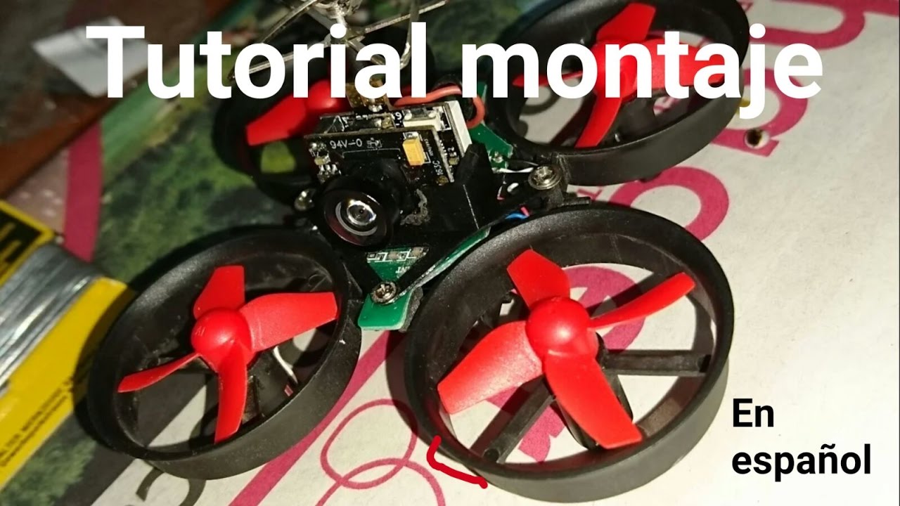 Tutorial Modificacion Eachine E010 a micro FPV (tiny whoop) en español