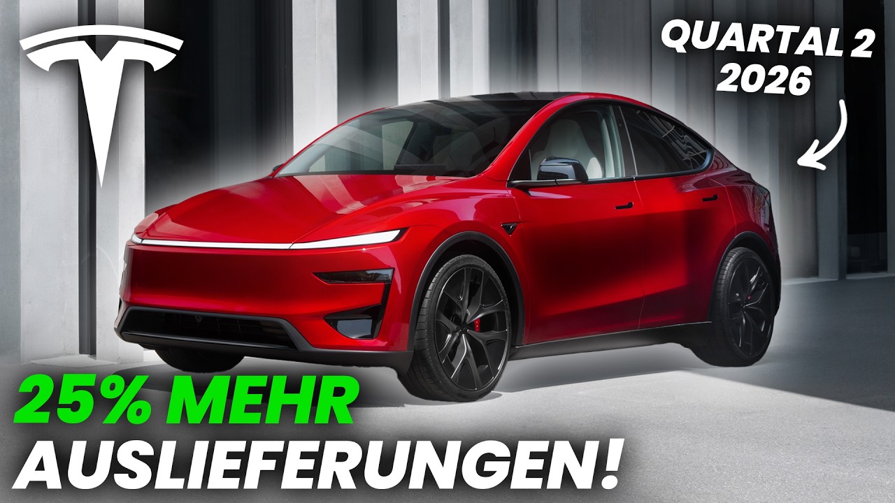 Tesla verkauft 25% MEHR AUTOS & Gro&szlig;es Cybercab Update! (Tesla News)