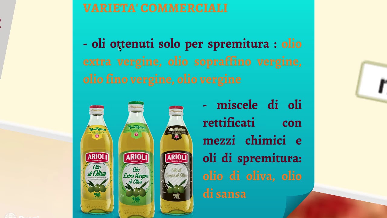 l'industria olearia