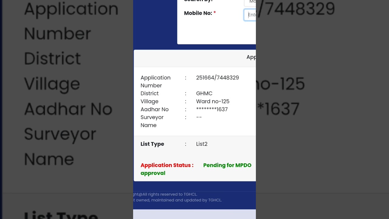INDIRAMMA ILLU WEBSITE NEW UPDATE ! MPDO APPROVAL PENDING