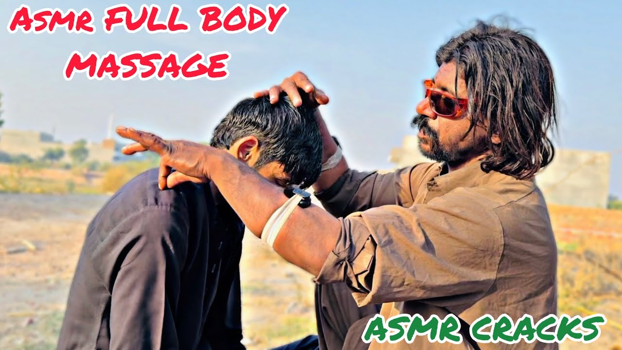 ASMR BACK, LEG, HEAD MASSAGE BY BENGALI BABA | RELAXING FULL BODY MASSAGE WITH CRACKS #asmr #relax 