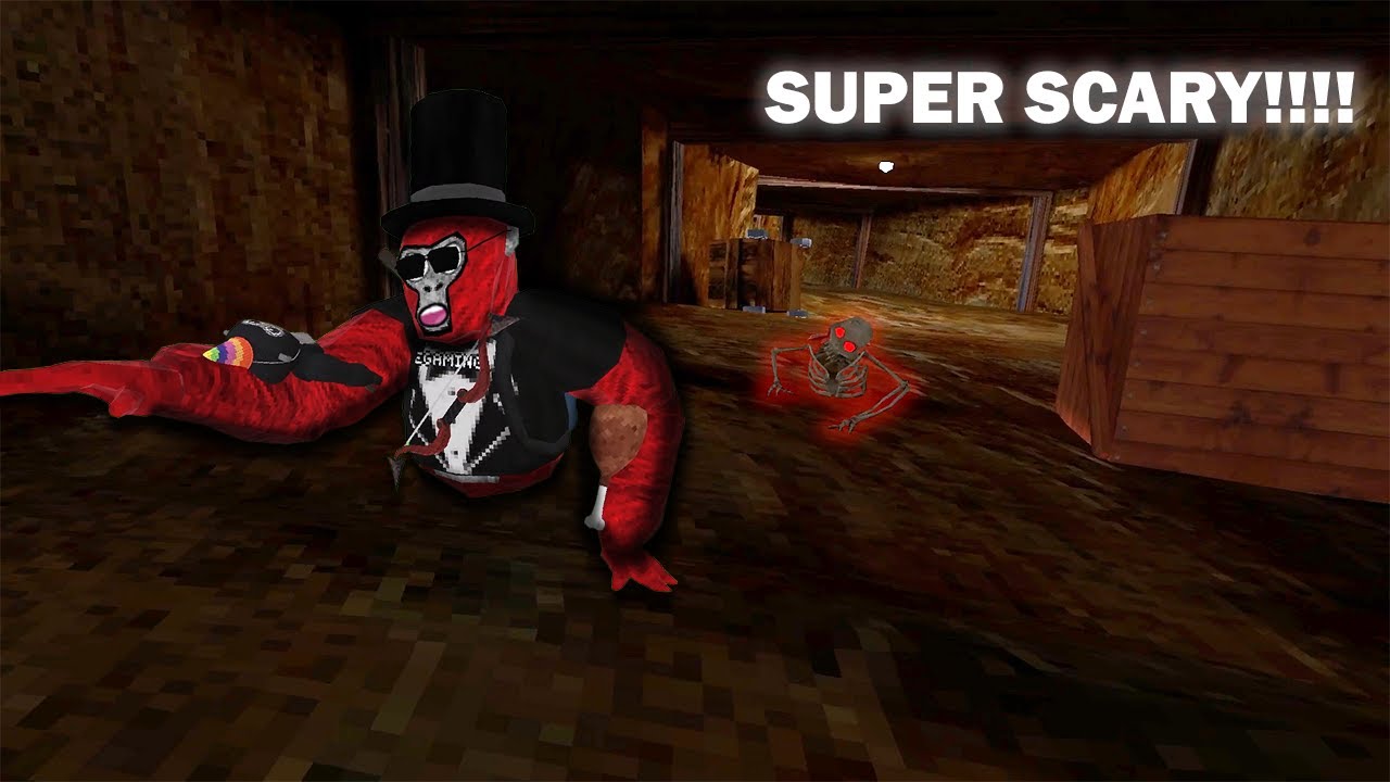 Running from LUCY in OLD CAVES is SUPER FUNNY!!!!!! (Gorilla Tag VR)