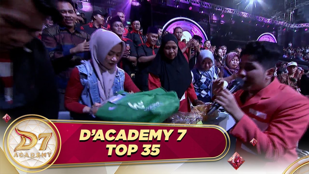 Oleh-Oleh Pendukung Valen Diserbu Host & Juri! Panggung Jadi Heboh! | D'academy 7 Top 35