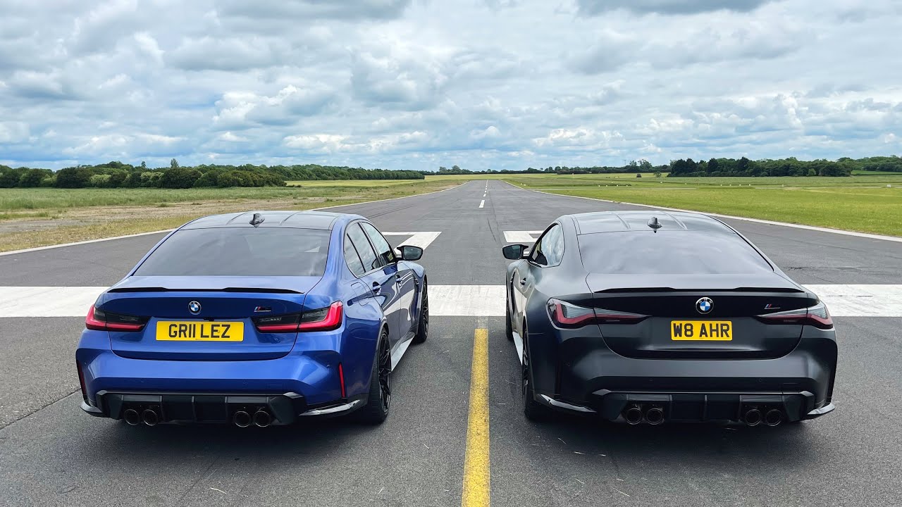 ДРЭГ-РЕЙС! НОВЫЙ BMW M3 ПРОТИВ НОВОГО BMW M4!