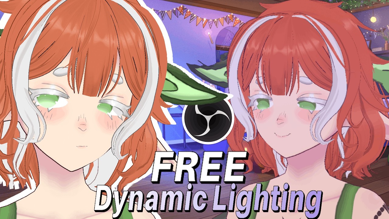 Vtuber DYNAMIC LIGHTING Using Only OBS