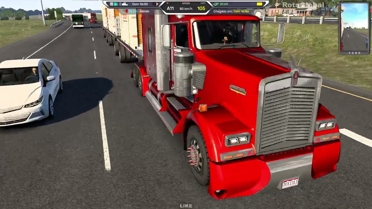 DESAFIO TREMINHÃO - ENTREGA COMPLICADA na CHEGADA no MAPA COAST to COAST ATS - CONTEINERES no TEXAS