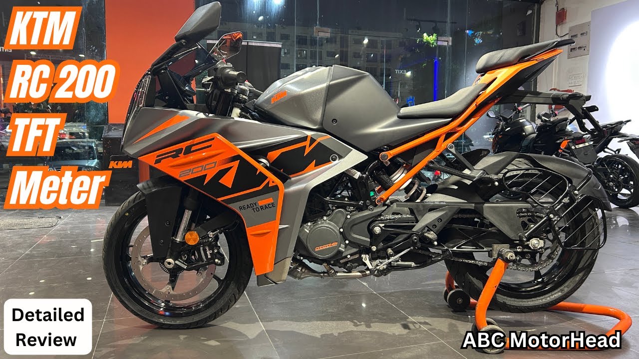 2025 New KTM RC 200 TFT Meter Most Detailed Review : New Updates Features Price - Better Than RS200?