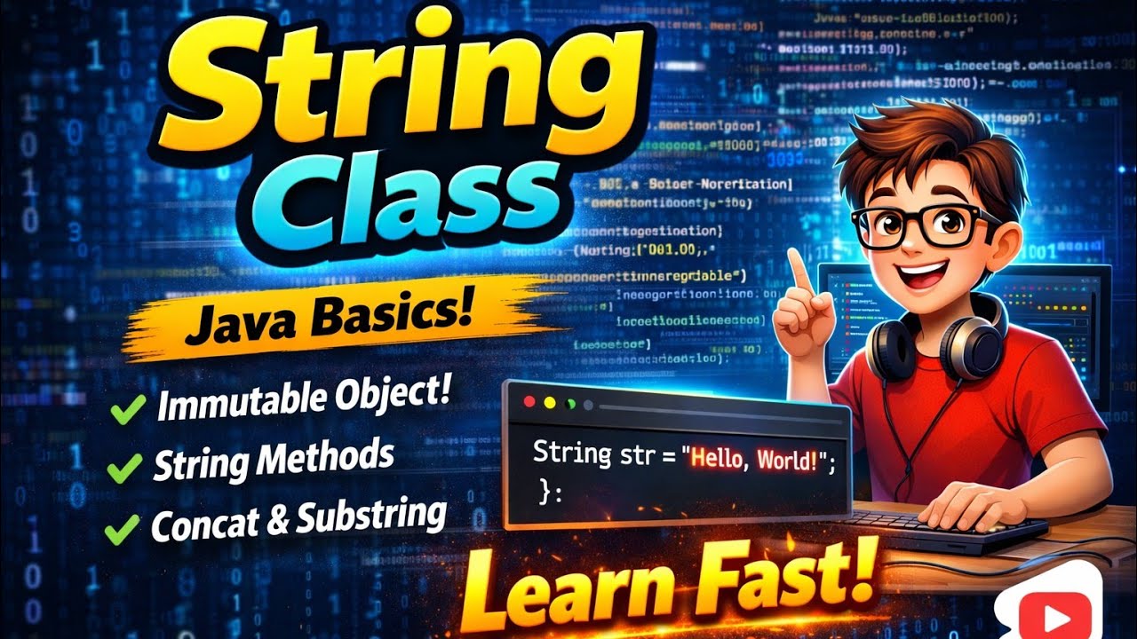 String class is live #join #java #youtubelive
