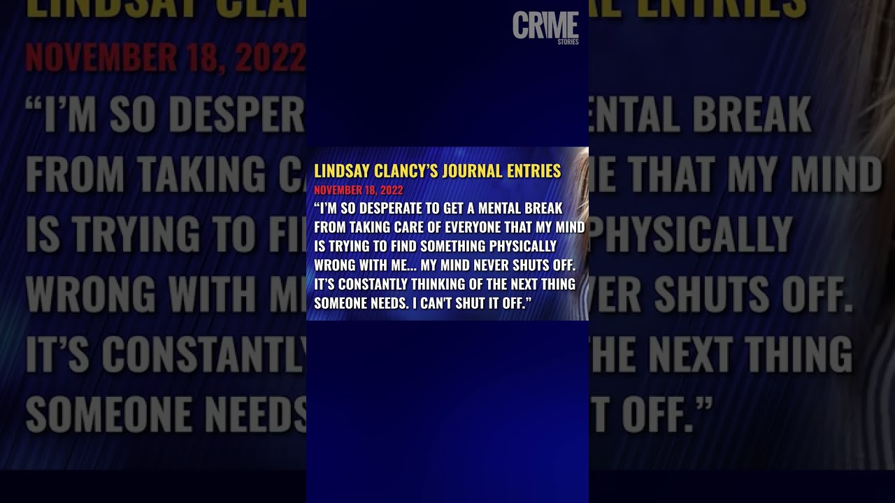 #LindsayClancy&rsquo;s diary was read during her murder trial