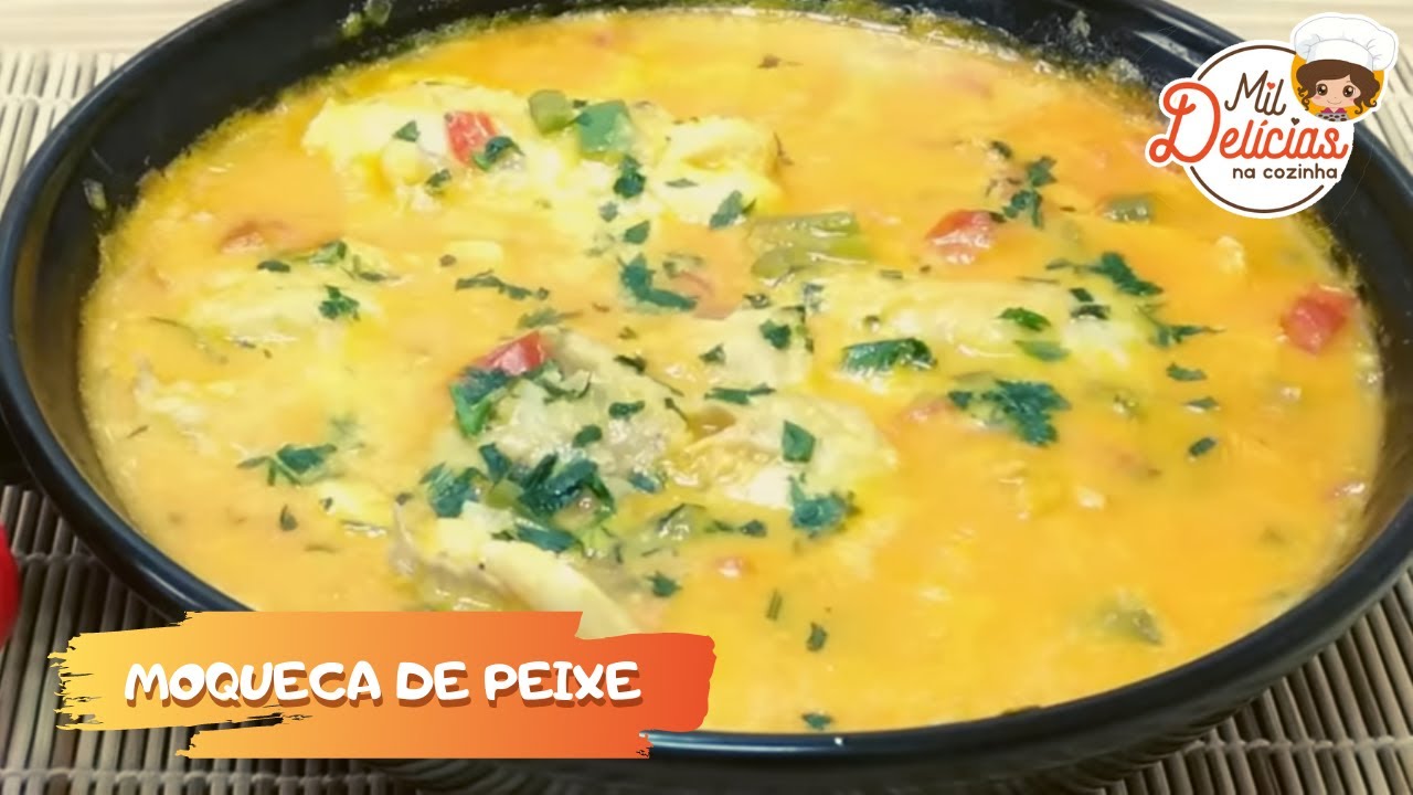 MOQUECA DE PEIXE FÁCIL E RÁPIDA - MIL DELÍCIAS NA COZINHA