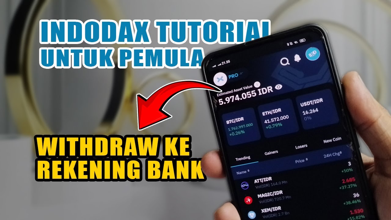 Cara Withdraw Indodax ke Bank | BKD tutorials Indodax Untuk Pemula