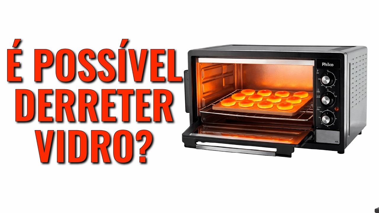 É possível derreter vidro usando Fornos Domésticos? Qual a Temperatura?