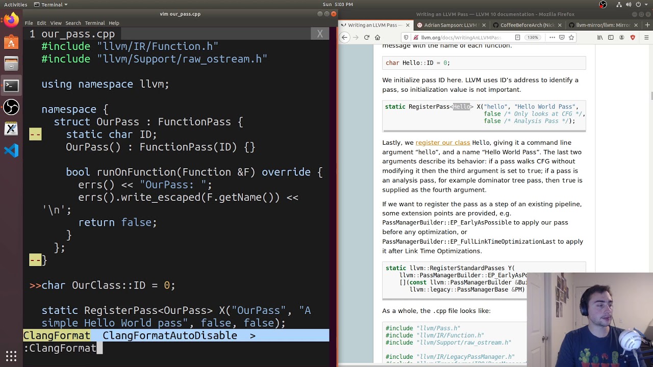 Advanced Topics: LLVM Compiler Passes