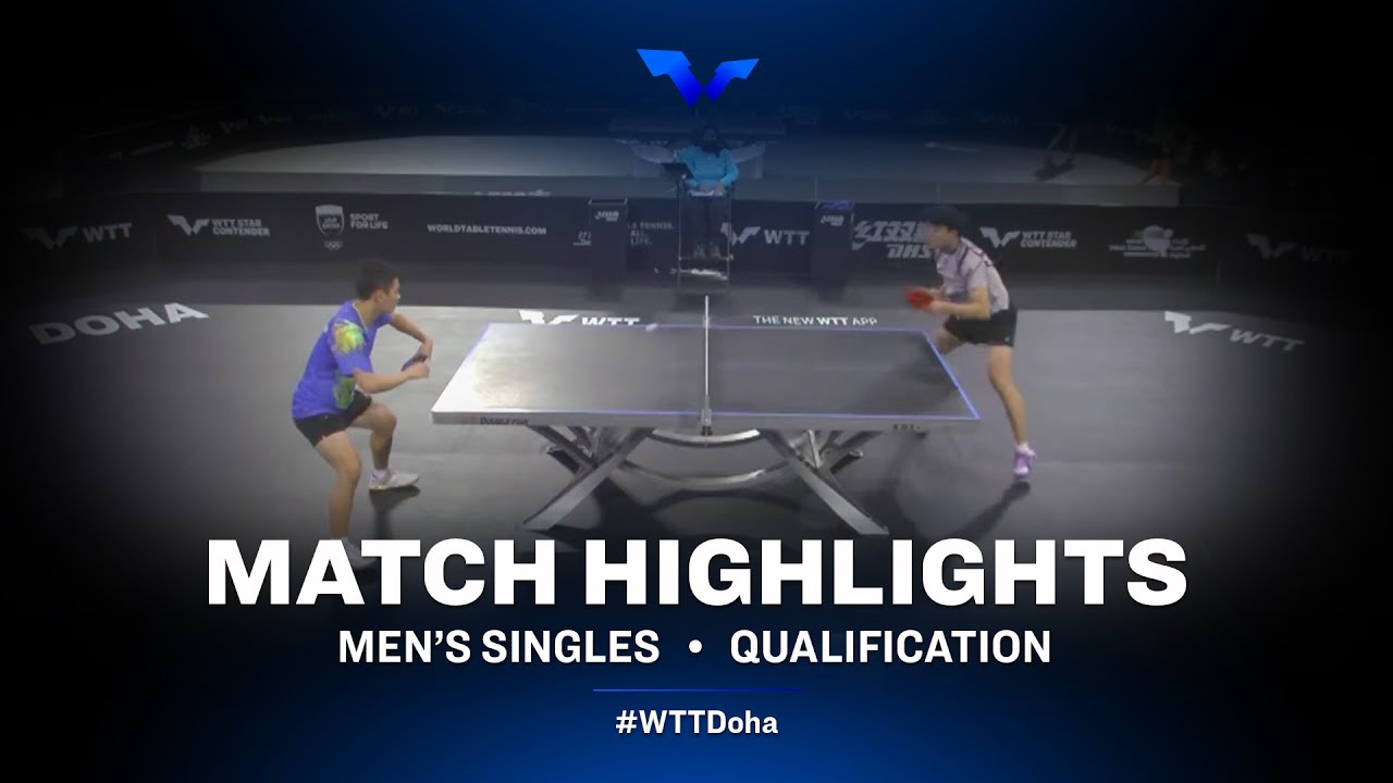 Cho Seungmin vs Jang Seongil | WTT Star Contender Doha 2021 | MS | Qual
