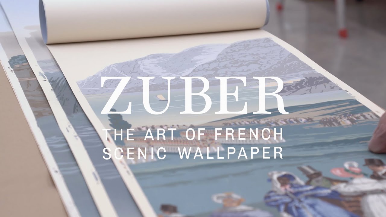 Behind the Scenes | Time-lapse footage of preparation and installation of French scenic wallpaper