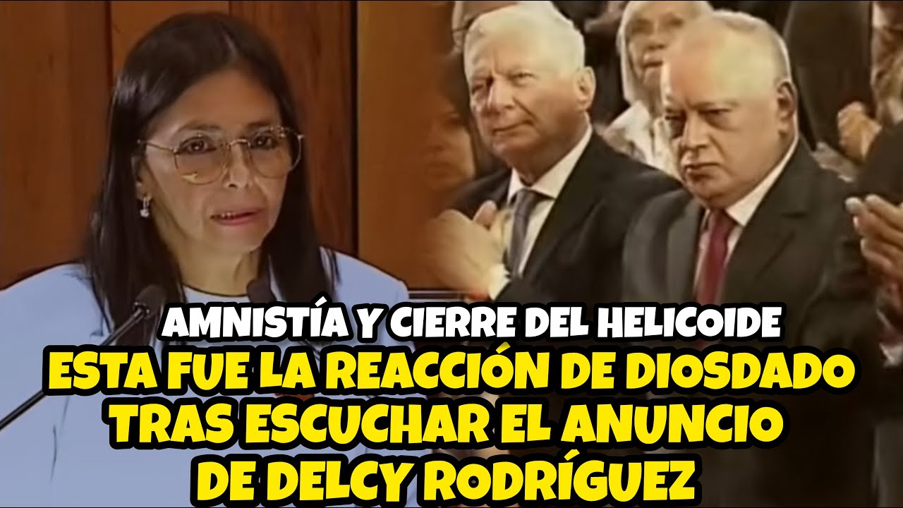 ESTA FUE LA REACCIÓN DE DIOSDADO CABELLO TRAS ESCUCHAR EL MENSAJE DE DECLY RODRÍGUEZ