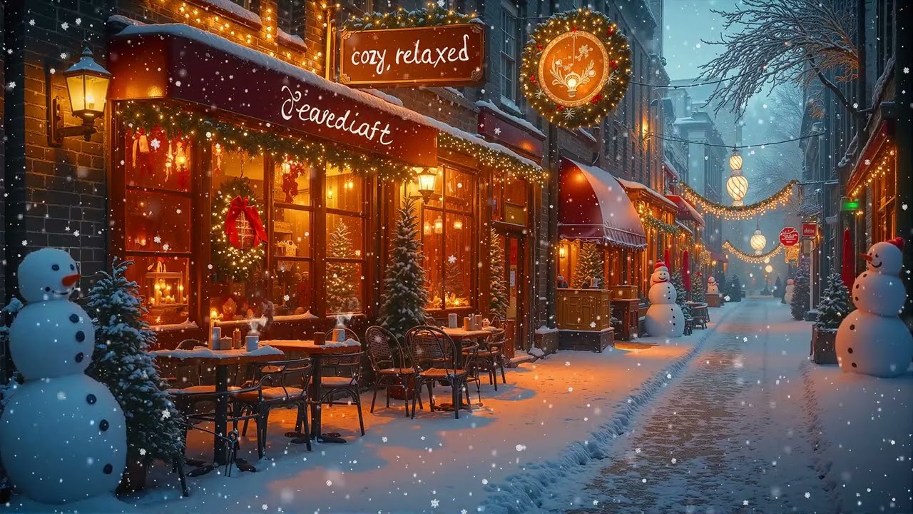 Cold City Jazz Nights 🌙 Winter Street Jazz for Late Walks, Focus & Urban Chill