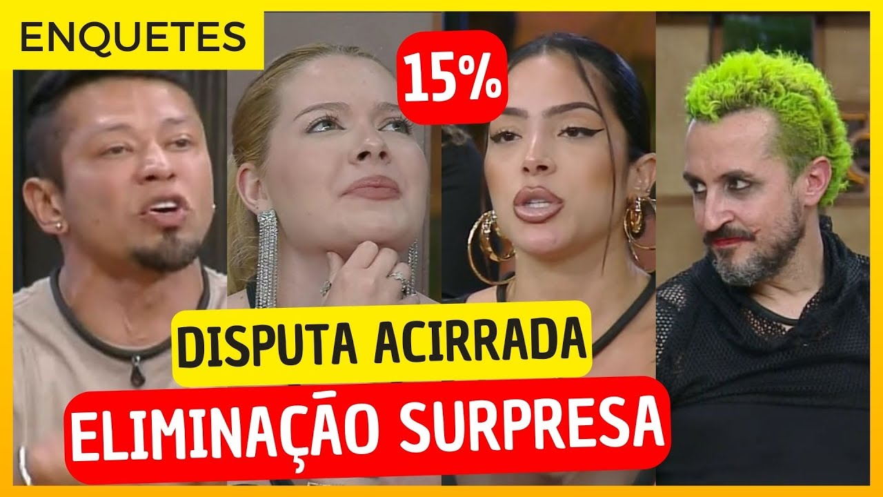 🔴Enquete já revela quem será o eliminado da semana: Fernando, Gilson, Júlia ou Luana!  Quem sai?