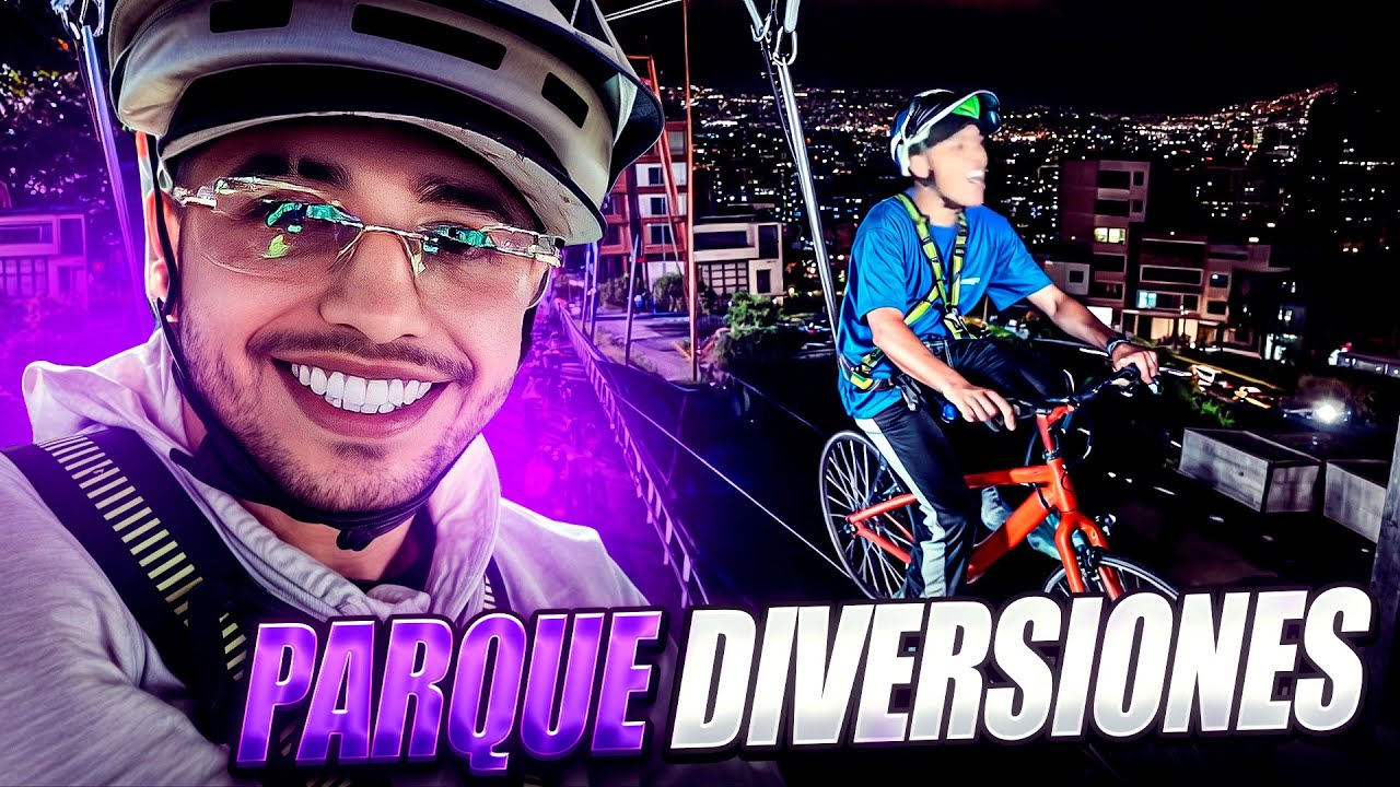 PARCHANDO EN UN MINI PARQUE DE DIVERSIONES CON JUANFER Y LA BANDA 🤣🔥