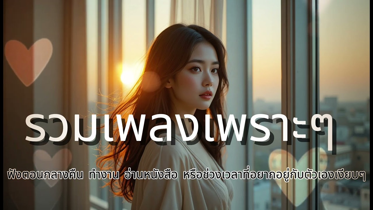 รวมเพลงเพราะๆ ฟังสบายๆ ตอนกลางคืน ทำงาน อ่านหนังสือ หรือช่วงเวลาที่อยากอยู่กับตัวเองเงียบๆ No.155