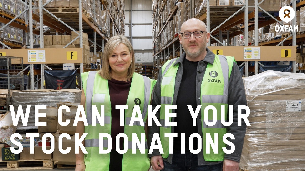 Donate excess, end‑of‑line or preloved customer goods to Oxfam | Oxfam GB