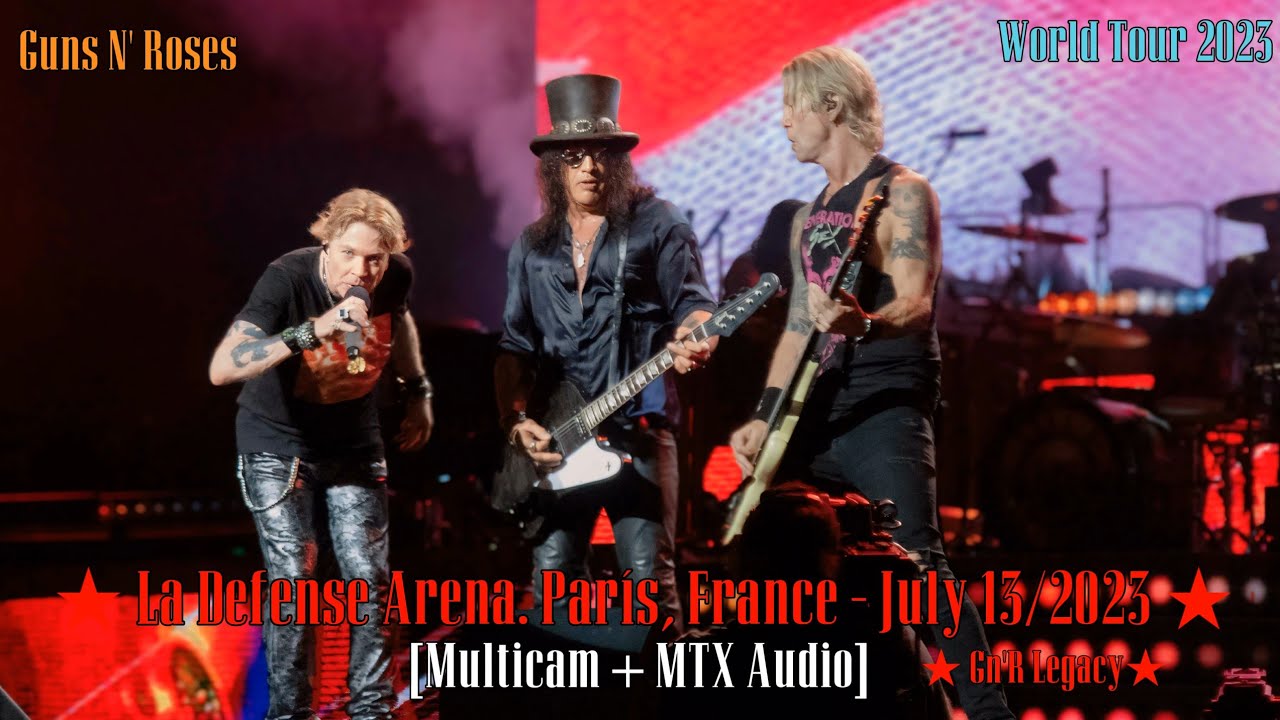 Guns N' Roses Live At París La Défense Arena, París  - July 13/2023 [Multicam]
