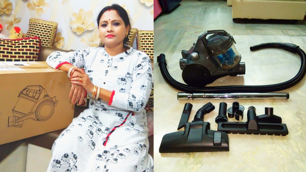 AmazonBasics Cylinder Bagless Vacuum Cleaner with Power Suction | Unboxing | Bengali Review