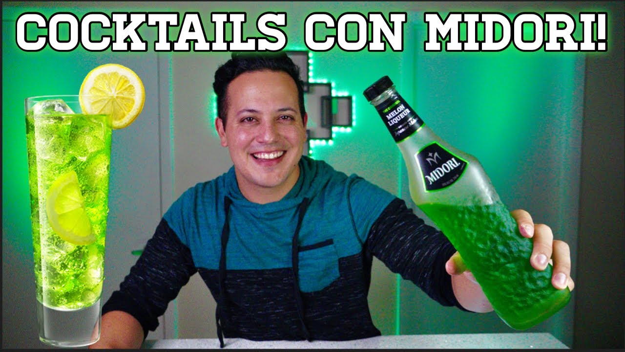 MIDORI y sus cocteles verdes!🍈 qué tan buenos son🤔