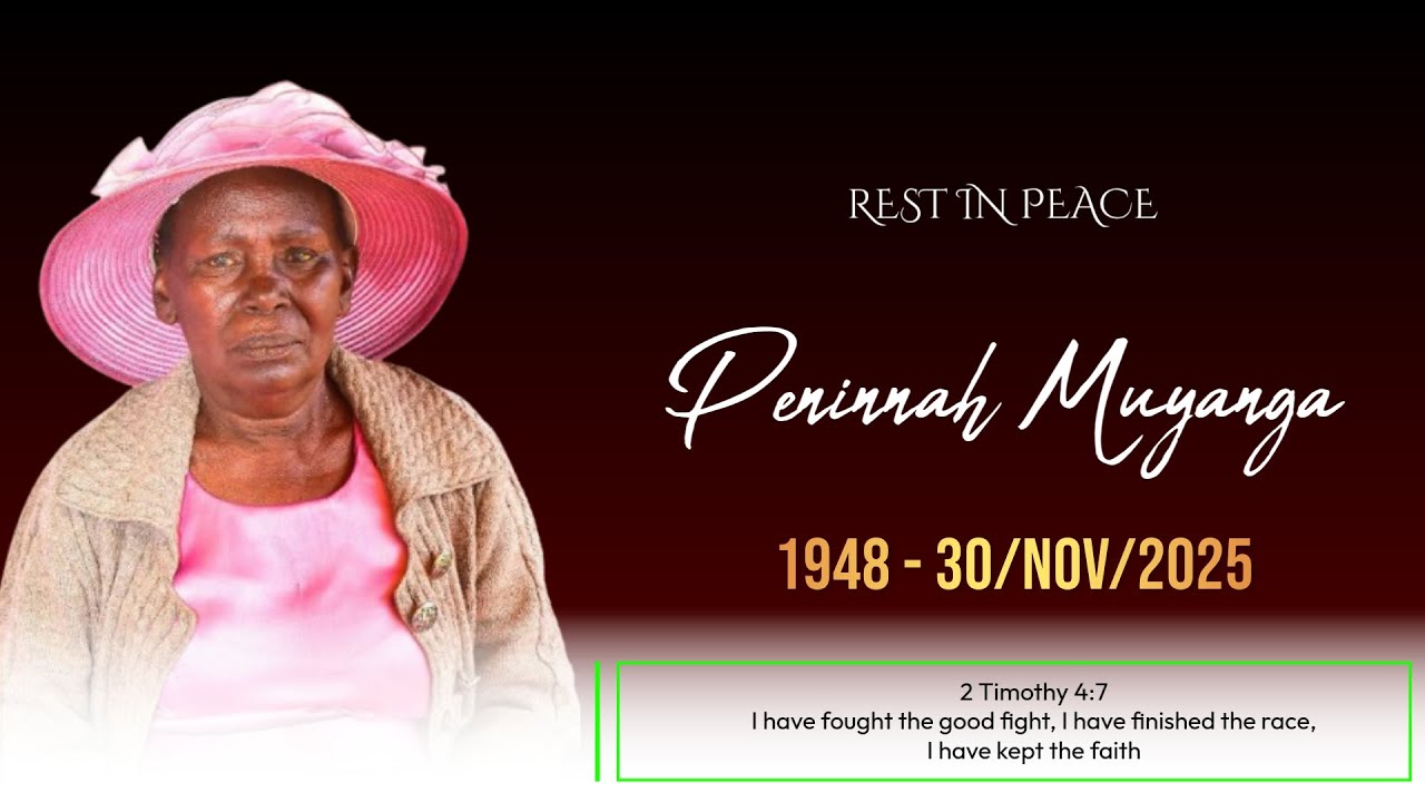 CELEBRATING THE LIFE OF PENINNAH MUYANGA.