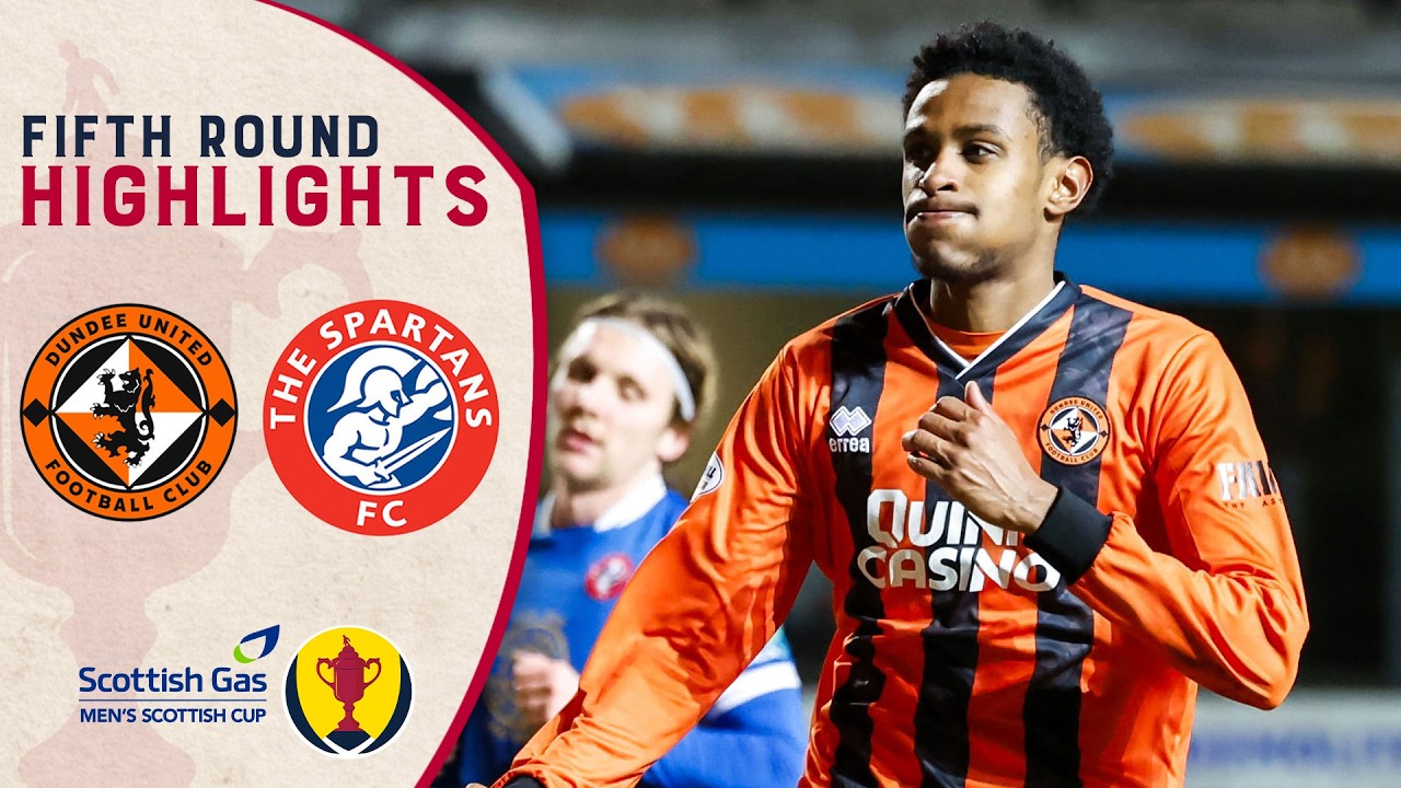 10-man United head to Quarter-Finals | Dundee United v Spartans | Scottish Gas Scottish Cup