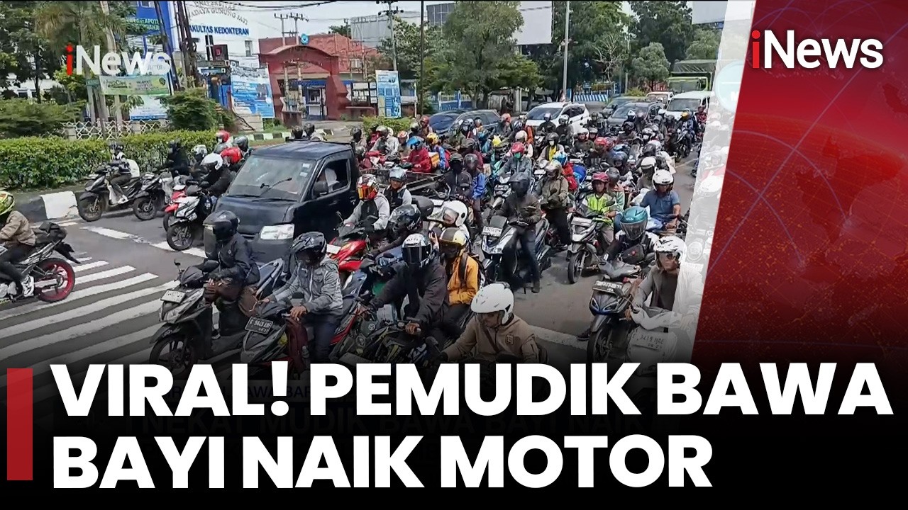 Nekat Mudik Bawa Bayi Naik Motor | iNews Sore (15/3)