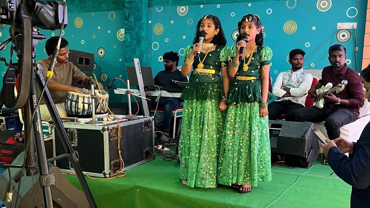 Veronica & Anika Special appearance in Brother wedding #guntur #christianmusic #wedding #fun 