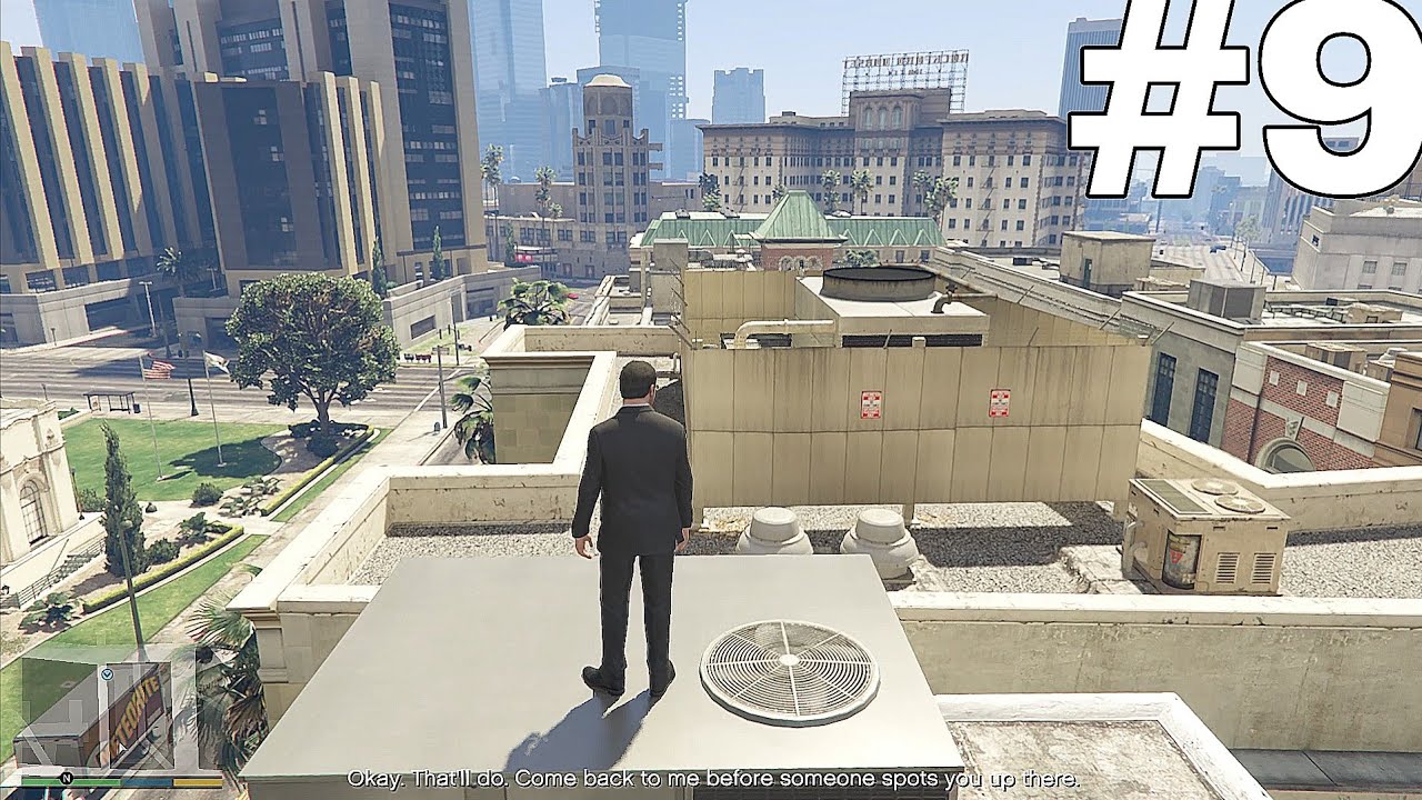 GTA V, ningth mission..Casing the jewel store in ( 4k )