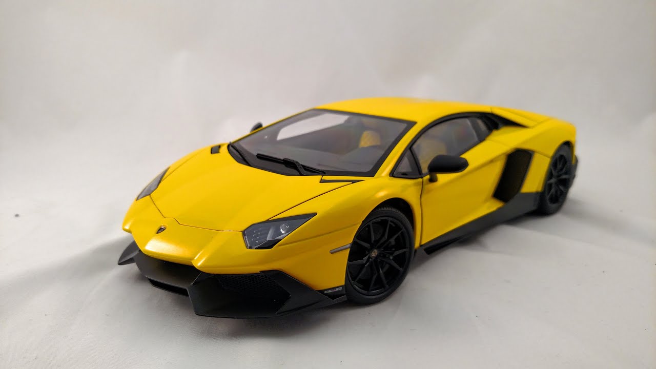 1/18 AUTOart Lamborghini Aventador 50th Unboxing