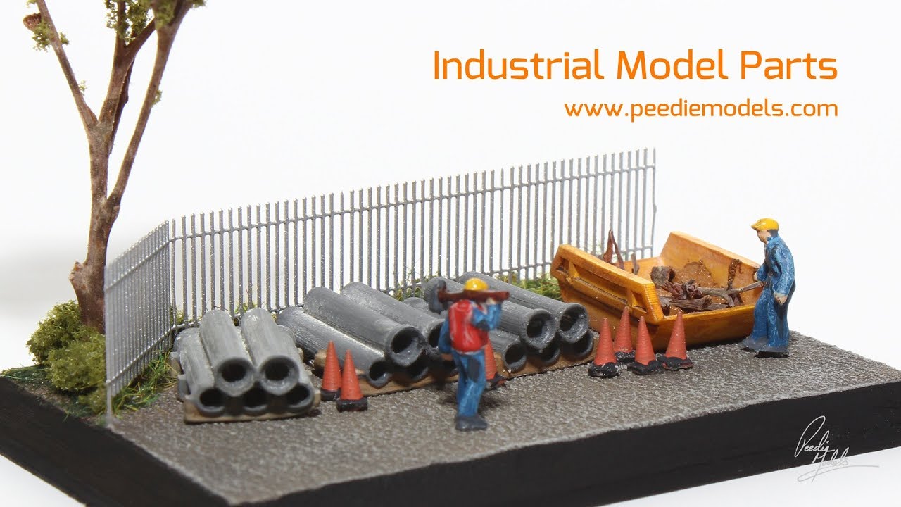 Industrial Diorama - N scale resin & 3D printing