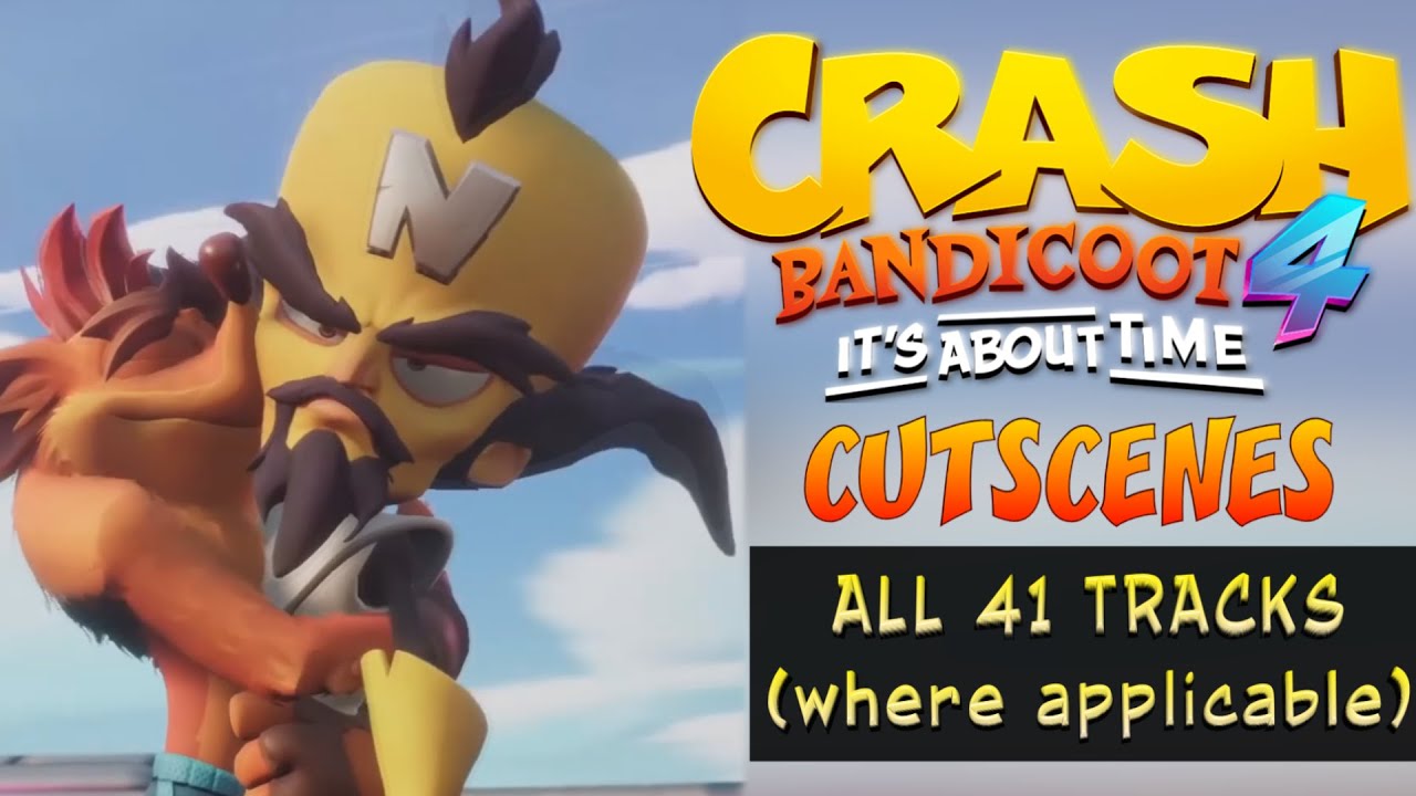 Crash 4: It's About Time OST - Cutscene Music (30 in-game, 11 pre-rendered)