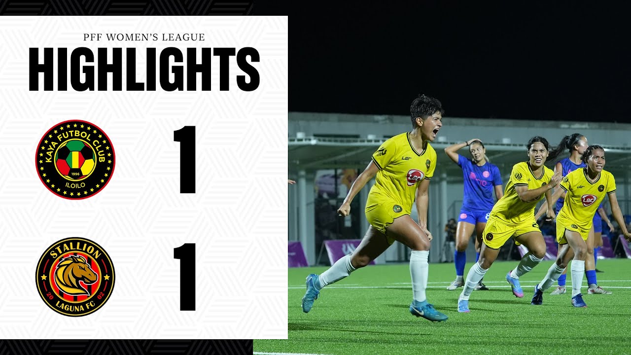 HIGHLIGHTS | Kaya Iloilo 1-1 Stallion Laguna | PFF Women's League 2025